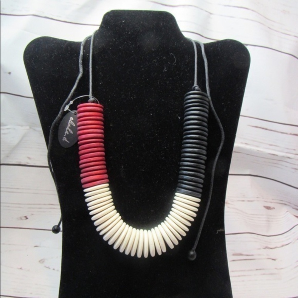 Alisha D. Chartreuse Modern Statement Necklace BRW